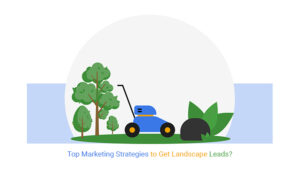 Plants and lawnmower